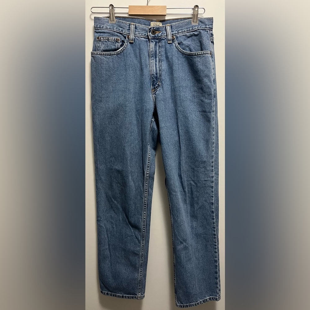Vintage L.L. Bean Women’s Straight Leg Jeans Paper Tag Size 10R
